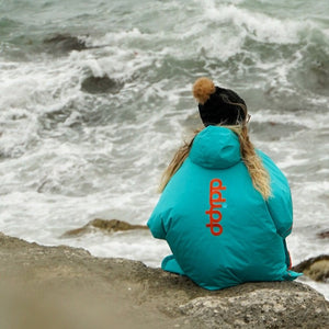 Image showing model at waters edge wearing ddipp Sea Monster Robe