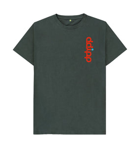 Dark Grey ddipp\u00ae logo tee