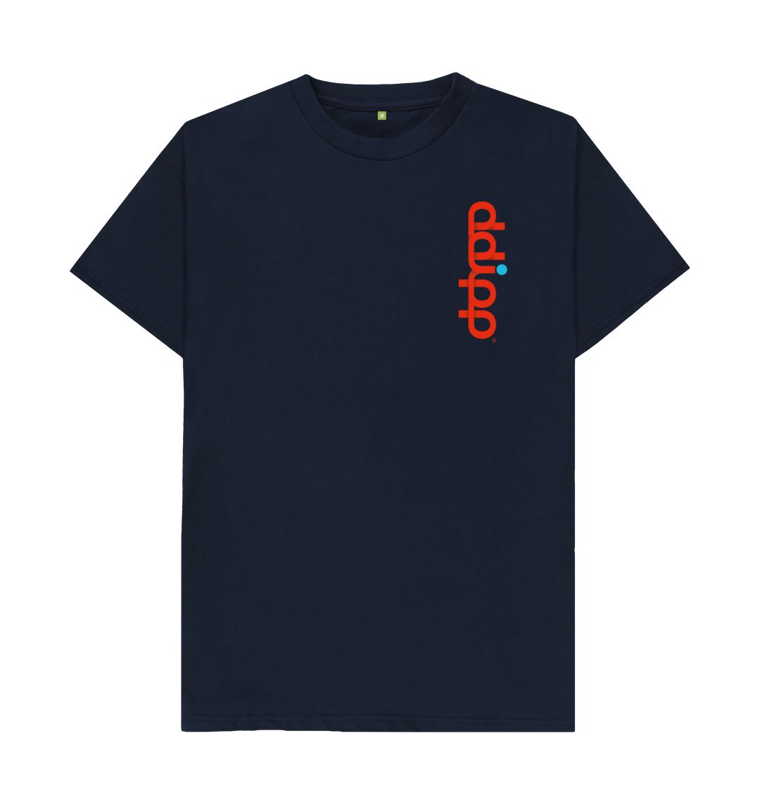 Navy Blue ddipp\u00ae logo tee