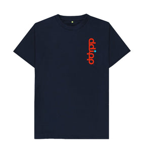 Navy Blue ddipp\u00ae logo tee